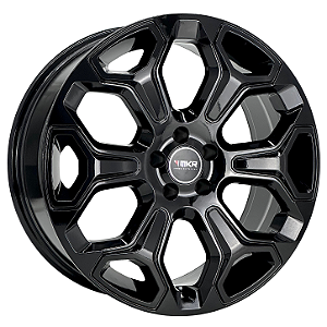 Jogo de Rodas KR S53 OFF ROAD RAM RAMPAGE Aro 20 / tala 8,5 / furação 5x110, 5x120 e 5x139 Offset 20, 30 e 40 Preto e Preto Diamantado