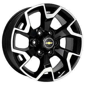 Jogo de Rodas KR S57 Nova S10 Aro 20 / tala 8,5 / furação 6x139 Offset 33 Preto Diamantado e Grafite Diamantado