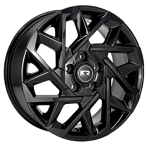 Jogo de Rodas KR S61 ULTIMATE Aro 16 / tala 6 / furação 4x100 e 5x114 Offset 43 Preto e Preto Diamantado