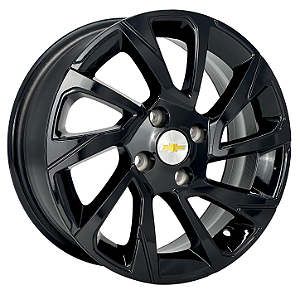 Jogo de Rodas KR S63 MODELO PREMIER TURBO Aro 15 / tala 6 / furação 4x100 Offset 39 Preto, Preto Diamantado, Grafite Diamantado e Prata Diamantado