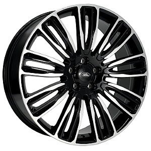 Jogo de Rodas KR L04 MODELO RANGE ROVER VELAR Aro 22 / tala 9 / furação 5x120 Offset 45 Preto Diamantado