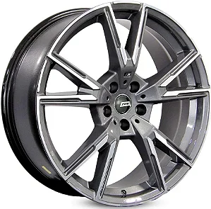 Jogo de Rodas RAW BMW M240i Aro 20 / tala 8 e 9 / furação 5x112 e 5x120 Offset 25, 38, 40 e 44 Grafite Diamantado