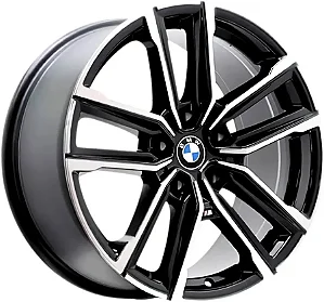 Jogo de Rodas RAW BMW M440i Aro 22 / tala 9 / furação 5x112 e 5x120 Offset 42 Preto Diamantado