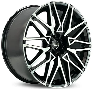 Jogo de Rodas RAW BMW X6m COMPETITION Aro 20 / tala 10,5 / furação 5x112 e 5x120 Offset 40 e 35 Preto Diamantado