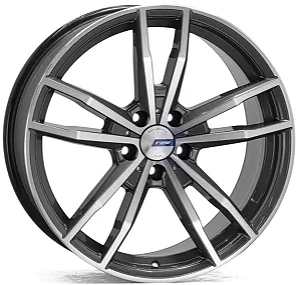 Jogo de Rodas BMW B29 Aro 19 / tala 8 e 9 / furação 5x112 e 5x120 Offset 27, 35, 40 e 42 Grafite Diamantado e Preto Diamantado