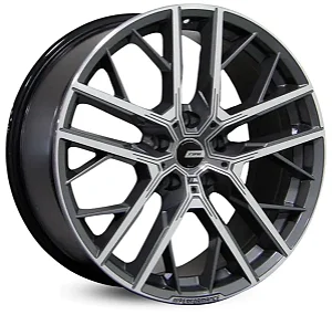 Jogo de Rodas RAW BMW B36 Aro 19 / tala 8 / furação 5x112 Offset 27 e 42 Preto Diamantado