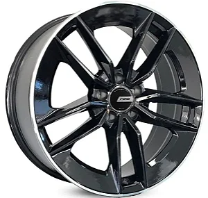 Jogo de Rodas RAW Mercedes-AMG CLS 53 Aro 19 / tala 8 / furação 5x112 Offset 45 Preto Borda Diamantado