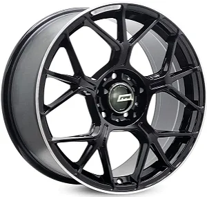 Jogo de Rodas RAW Mercedes AMG GT Coupe Aro 20 / tala 8 e 9 / furação 5x112 Offset 45 e 50 Preto Borda Diamantado