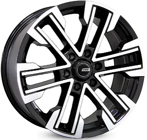 Jogo de Rodas RAW Wheels MT01 Aro 20 / tala 9 / furação 6x139 Offset 45 e 30 Preto Diamantado