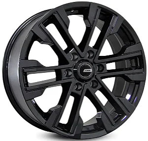 Jogo de Rodas RAW Wheels MT01 Aro 22 / tala 9 / furação 6x139 Offset 45 e 30 Preto e Preto Diamantado