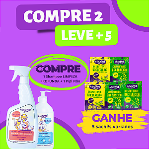 PIPI NÃO 500ML  + SHAMPOO LIMPEZA PROFUNDA 400ML