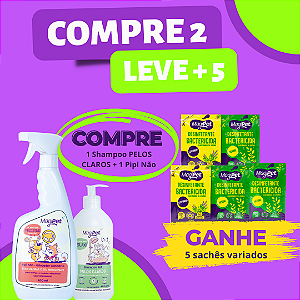 PIPI NÃO 500ML + SHAMPOO PELOS CLAROS 400ML