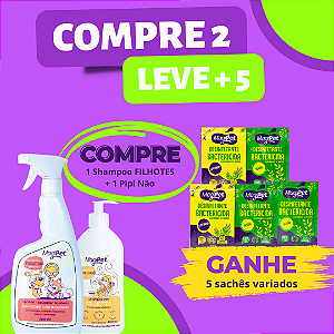 PIPI NÃO 500ML  + SHAMPOO FILHOTES 400ML