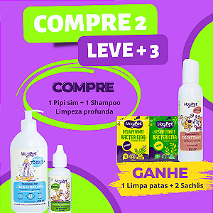 PIPI SIM 30ML + SHAMPOO LIMPEZA PROFUNDA 500ML