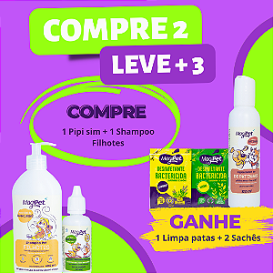 PIPI SIM 30ML + SHAMPOO FILHOTES 500ML