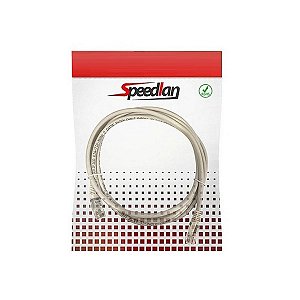 Cabo Patch Cord UTP Cat6 1,5 Metro Branco Speedlan