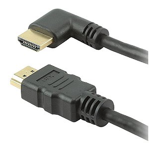 Cabo Hdmi 3 Metros Plug 90 Graus Pix