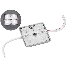 Módulo Quadrado Com 4 Leds IP65 3528 35x35x4 12v