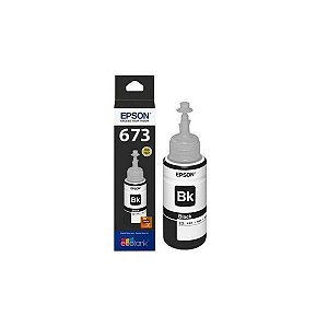 Refil Tinta Epson Preto T673120al