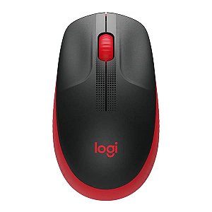 Mouse Sem Fio Logitech M190 Vermelho