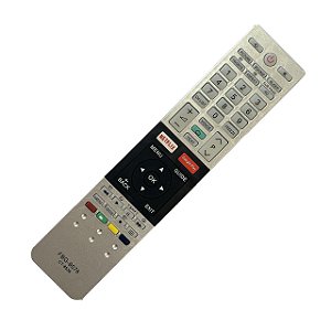 Controle Remoto Tv Compatível Semp Toshiba Led Netflix Google Play FBG-9076