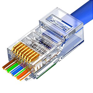 Plug RJ45 8x8 Cat5 EZ PASS