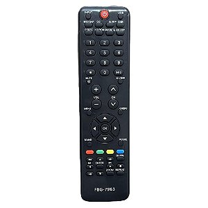Controle Remoto Tv Compatível Buster Fbg 7963