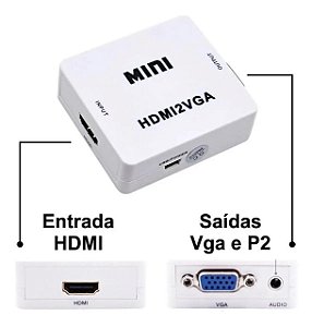 Conversor Hdmi para Vga