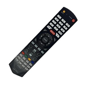 Controle Remoto TV Compativel Semp Toshiba Netflix LE-7011