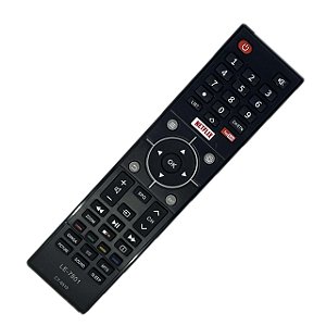 Controle Remoto TV Compativel Toshiba Com Netflix/youtube/smart Le-7801