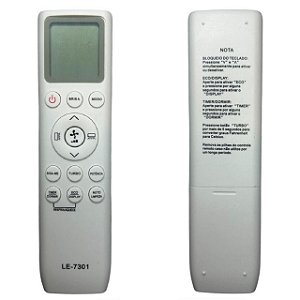 Controle Ar Condicionado Compativel Tcl Le-7301