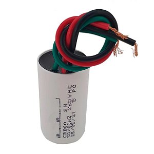 Capacitor 3 Fios 250v 1,5UF + 2,5UF