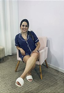Pijama Americano Botão Martina