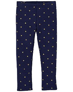 Calça Azul com Corações