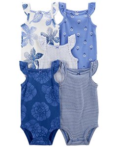 Kit Body Regata Azul