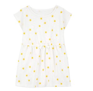 Vestido Moletinho Branco Sol