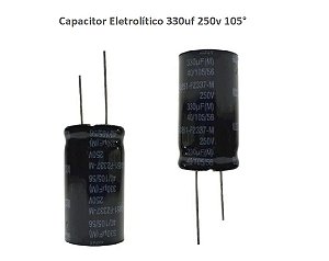 10 peças Capacitor Eletrolítico 330uf x 250v - 105°