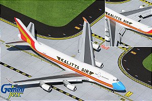 Gemini Jets 1:400 Kalitta Air Boeing 747-400F "Mask Livery" Flaps/Slats Extended