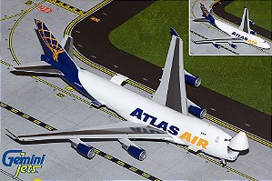 Gemini Jets 1:200 Atlas Air Boeing 747-400ERF Interactive Series