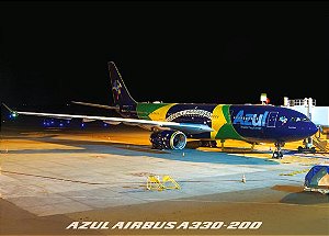 Cartão Postal Azul Airbus A330-200