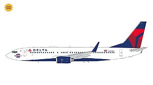 PRÉ-VENDA - Gemini Jets 1:200 Delta Airlines Boeing 737-800W Atlanta Braves - World Champions (Flaps Baixados)