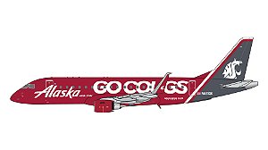 PRÉ-VENDA: Gemini Jets 1:400 Alaska Airlines E175LR¨Washington State Univ. "Go Cougs"