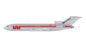 PRÉ-VENDA - Gemini Jets 1:200 Western Airlines B727-200 polished/"Bud Light" livery