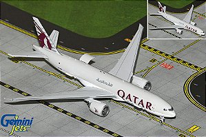 Gemini Jets 1:400 Qatar Airways Cargo B777F A7-BFT (Interactive)