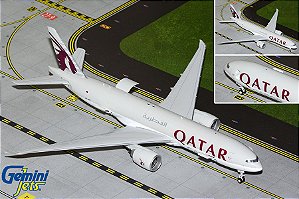 Gemini Jets 1:200 Qatar Airways Cargo Boeing 777-200LRF Interativo
