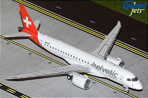 PRÉ-VENDA- Gemini Jets: 1/200 Helvetic Airways E190-E2