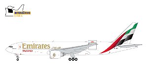 PRÉ-VENDA-Gemini Jets: 1/400 Emirates SkyCargo B777-200LRF ¨new livery; Interactive Series¨