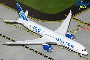 Gemini Jets: 1/400 United Airlines Boeing 787-9 “100 Years”