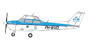 GeminiJets 1:72 KLM Aeroclub Cessna 172P PH-WVO (pré-venda)