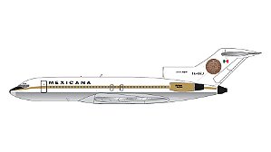GeminiJets 1:400 Mexicana Boeing B727-100 XA-SEJ ("Azteca de Oro," polished belly) (pré-venda)